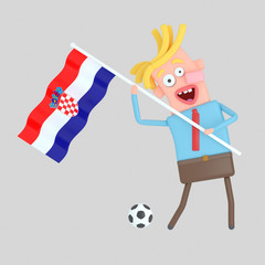 Man holding a flag of Croatia.

Isolate. Easy automatic vectorization. Easy background remove. Easy color change. Easy combine. 4000x4000 - 300DPI For custom illustration contact me.