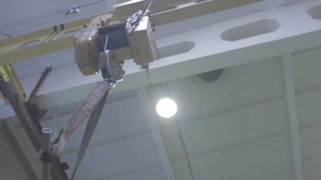 Production crane-beam telfer in the workshop