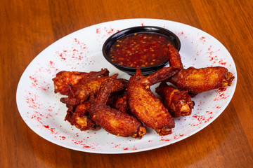 Spicy chicken wings
