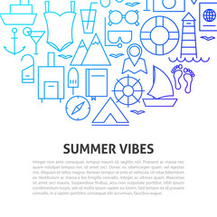 Summer Vibes Line Concept