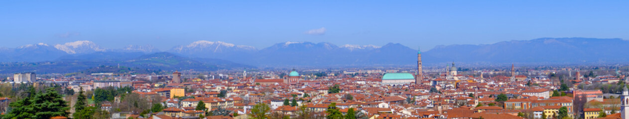 Naklejka na ściany i meble Panorama di Vicenza