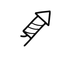 fireworks icon design illustration,hand drawn style design, designed for web and app