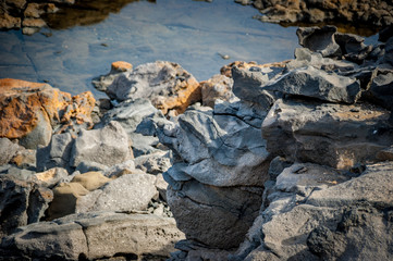 Fuerte Ventura Lavasteine Küste