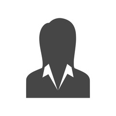 Business Woman Icon, simple vector icon