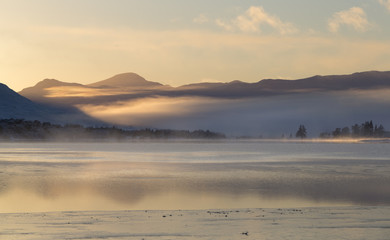 Sunrise on Loch Tulla