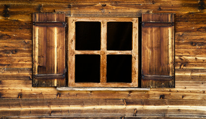 Obraz na płótnie Canvas Holzfenster