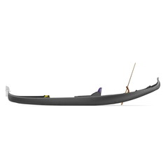 Obraz premium Gondola Boat on white. Side view. 3D illustration