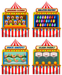 A Set of Fun Fair Tents © blueringmedia