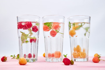 Detox infused flavored water