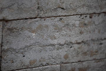 White brick wall for texture or background