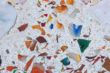 Fototapeta premium Colorful marble texture floor background