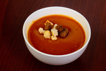 Pumpkin cream soup