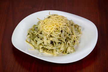 Pasta with pesto