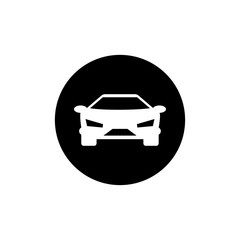 silhouette car icon