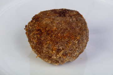 Baked pork meatball
