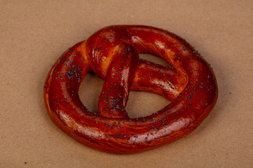 Calach pastrie with poppy