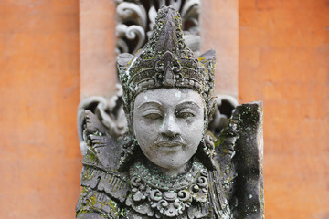 Old stone statues in Bali,Indonesia