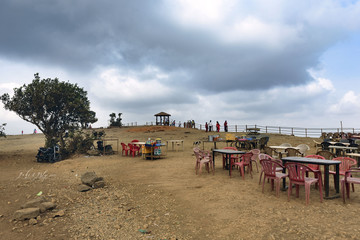Beautiful View of Lonavala Mountain in Maharashtra India.