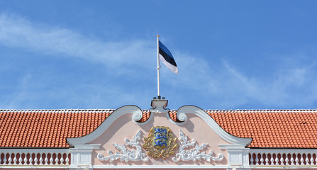 Rooftop of Toompea Castle, Estonian Parliament building