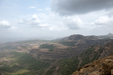 Fototapeta na wymiar Beautiful View of Lonavala Mountain in Maharashtra India. 