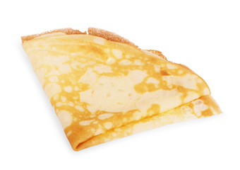 Pancake isolated on white background.