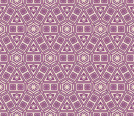 geometric seamless pattern. Vector illustration. For modern interior design, fashion textile print, wallpaper, decor panel