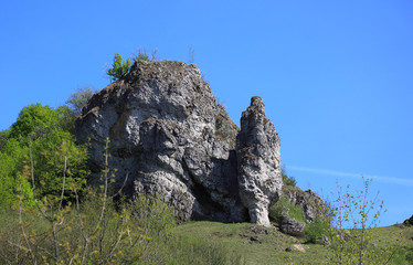 Am Walberla in der Fränkischen Schweiz, Bayern, Deutschland