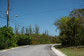 Streets on Green Turtle Cay, Bahamas