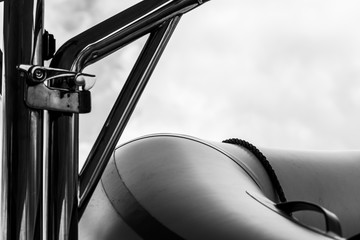 Black and White dinghy