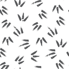 Dry brush seamless pattern with Watercolor Grunge Effect. Hand Painted Fashion backdrop. Fabric, Fashion Print Design Background.