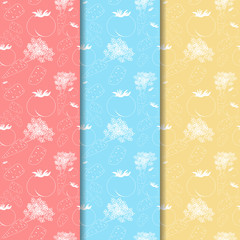 vegetable seamless pattern tomato, carrots, potatoes