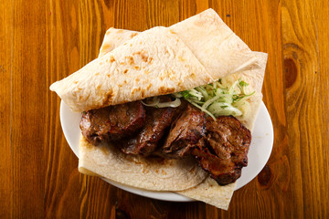 Beef kebab - shashlik