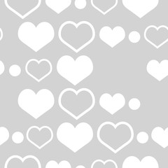 seamless abstract pattern with hearts