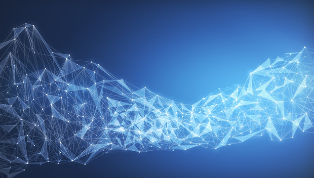 Creative polygonal wallpaper