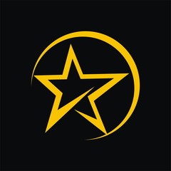 Star logo design template vector illustration