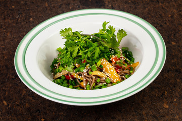 Delicious spaghetti noodles