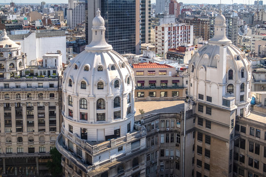 Bencich Building Dome aerial view - Buenos Aires, Argentina
