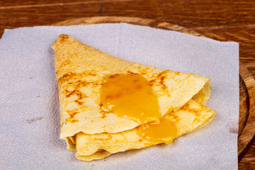 Pancake with honey