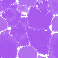 Purple texture. Vector murble background. Watercolor hand drawn marbling illustration, aqua print. Bright colorfull stains. Cover design, trendy graphic, artistic effect. Abstract painting template.