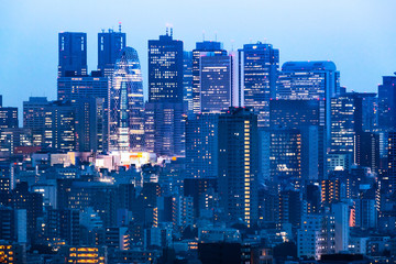 東京都市部の夜景
