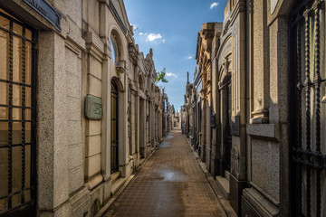 Fototapeta na wymiar Recoleta Cemetery - Buenos Aires, Argentina