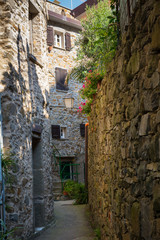 Vertical View of Alley in the Town of Riomaggiore