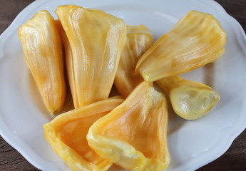 fresh sweet jackfruit delicious  fruit in thailand