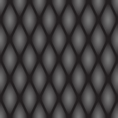 A sample of a seamless texture of a reptile's skin. Convex scales in gray-black tones.