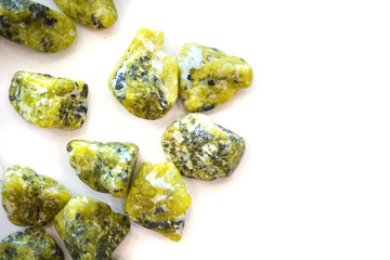 green lizardite mineral collection