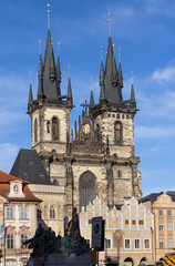 Fototapeta premium Tyn church in Prague