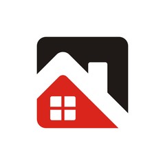 Real estate logo design template vector illustration