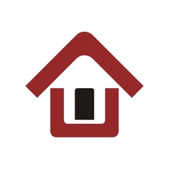 Real estate logo design template vector illustration