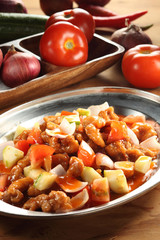 Chinese cuisine sweet and sour pork