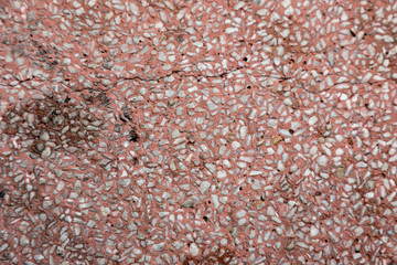 Vintage red cement pattern wall texture and background